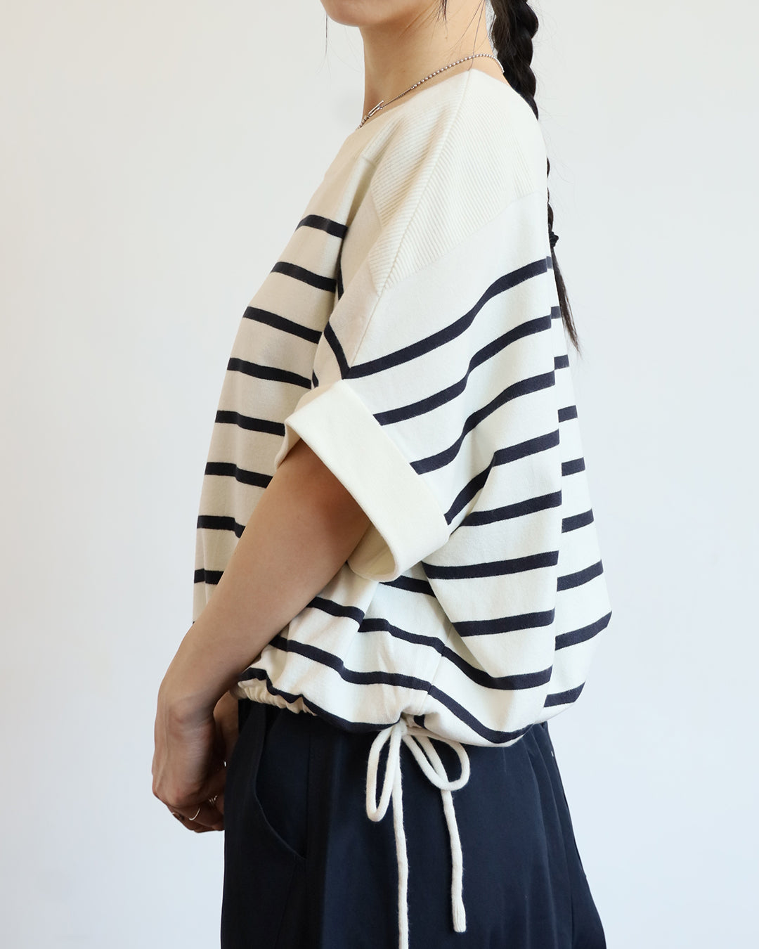 Drawstring Knitted Top (3 Colors)