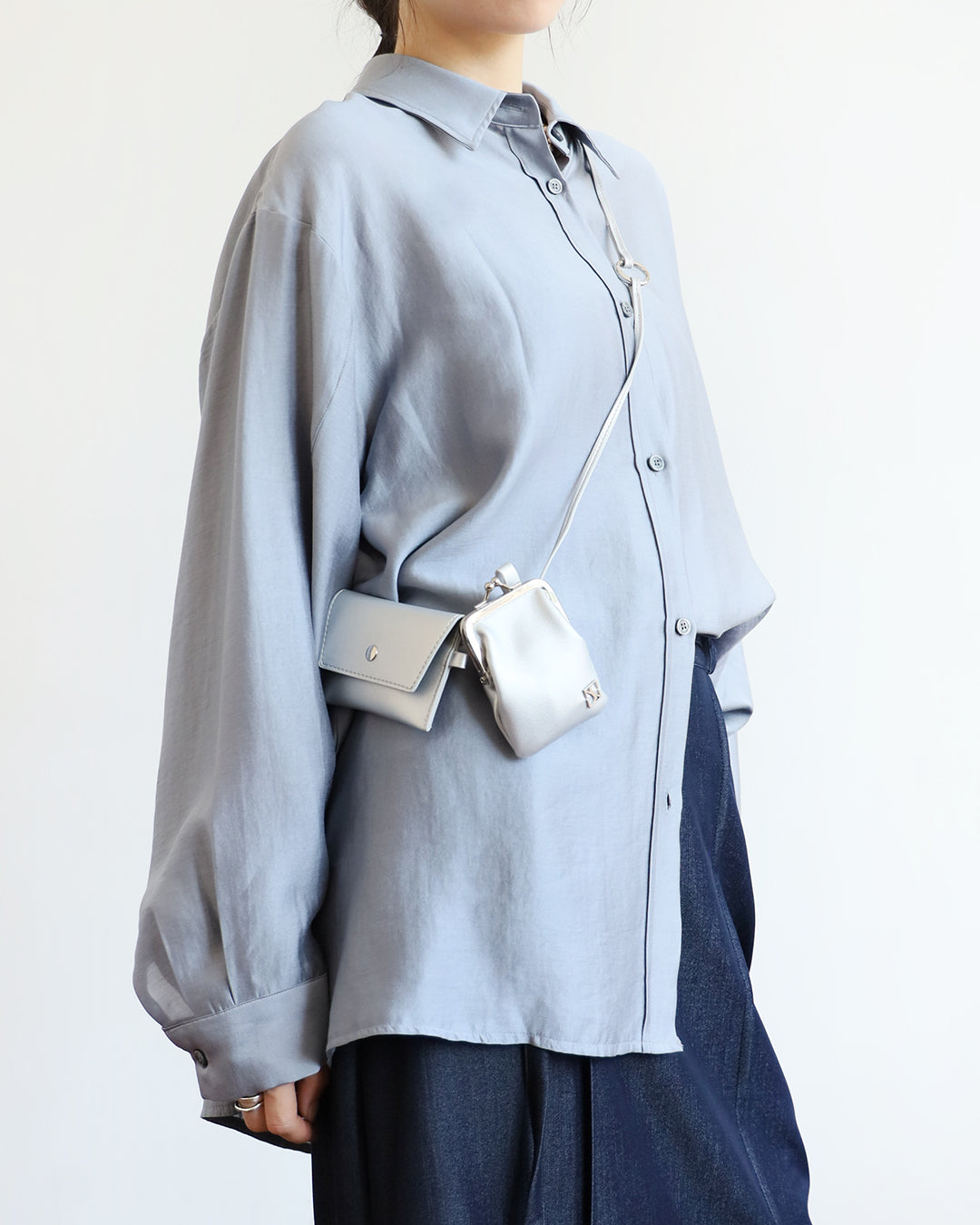 Faux Leather Waist Bag (2 color)