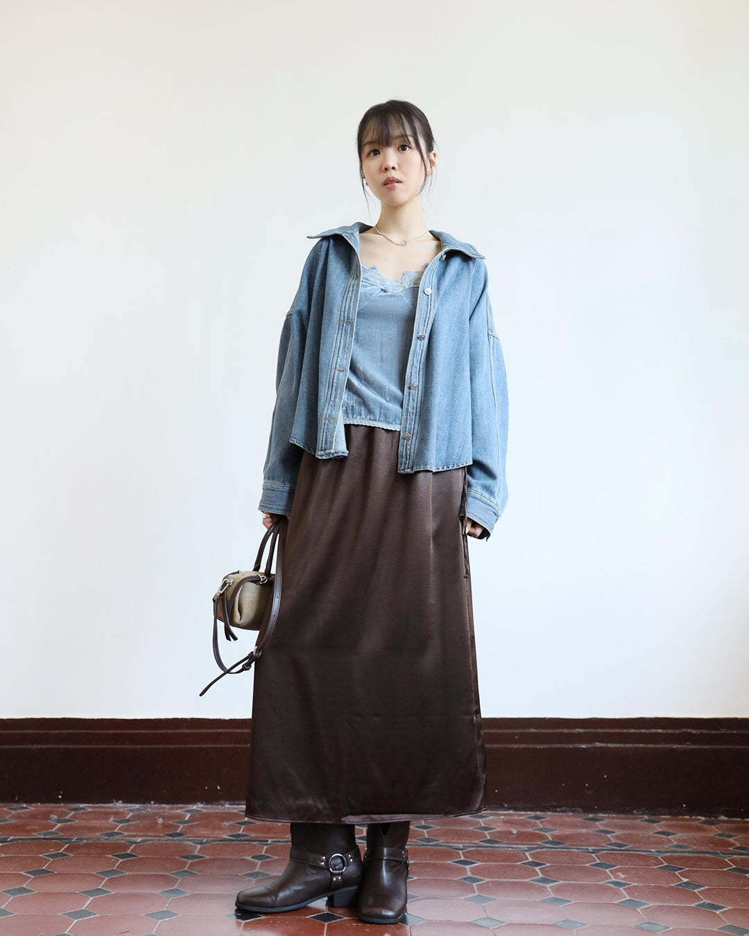Satin Skirt  (3 Colors)
