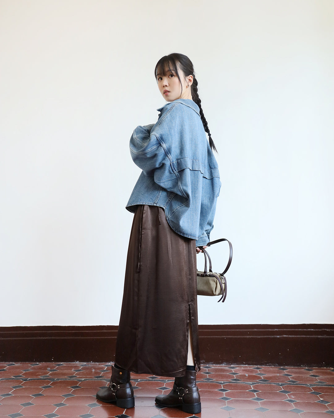 Denim Shirt Jacket (2 Colors)