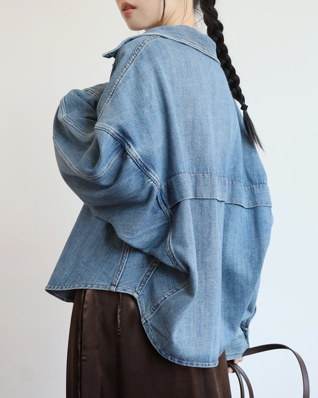 Denim Shirt Jacket (2 Colors)