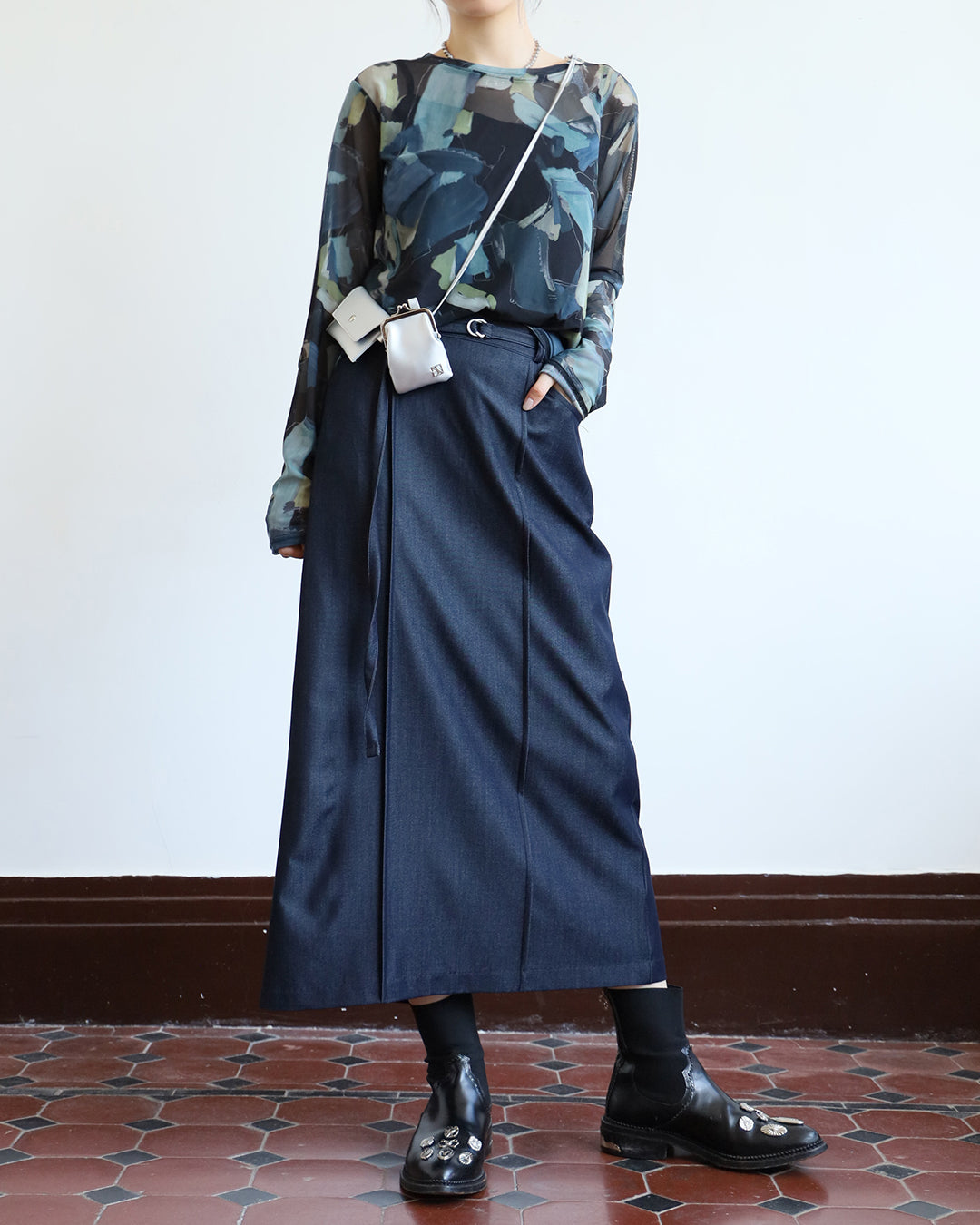 Faux Leather Waist Bag (2 color)