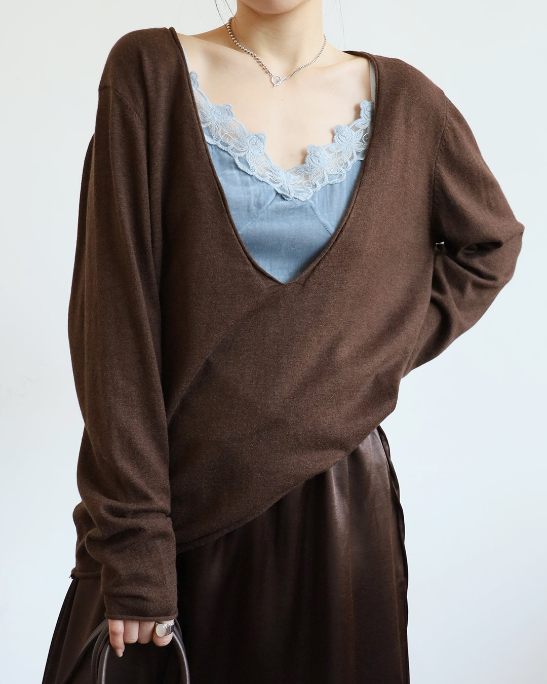 V-Neck Knitted Top (6 Colors)