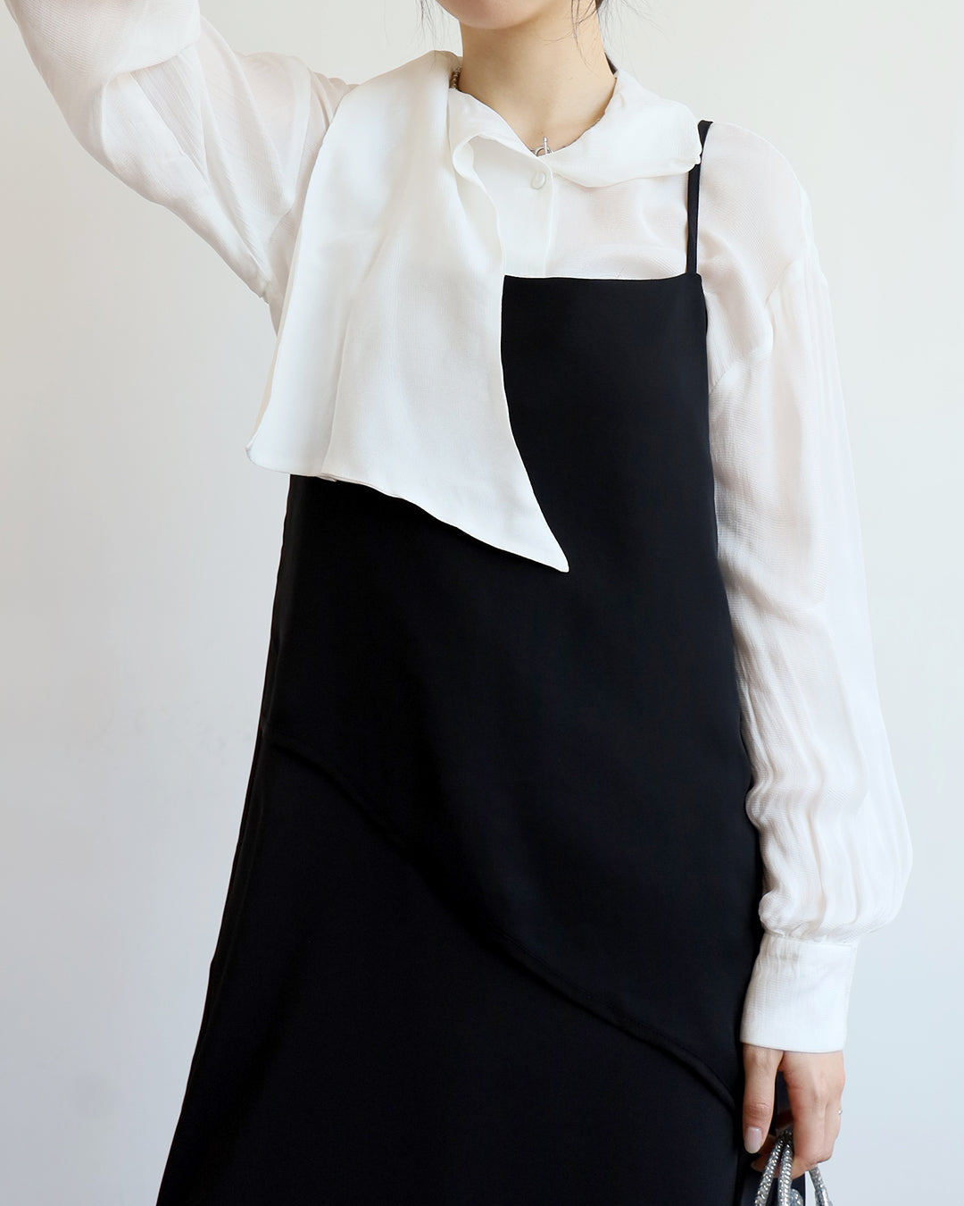 Tie Collar Blouse