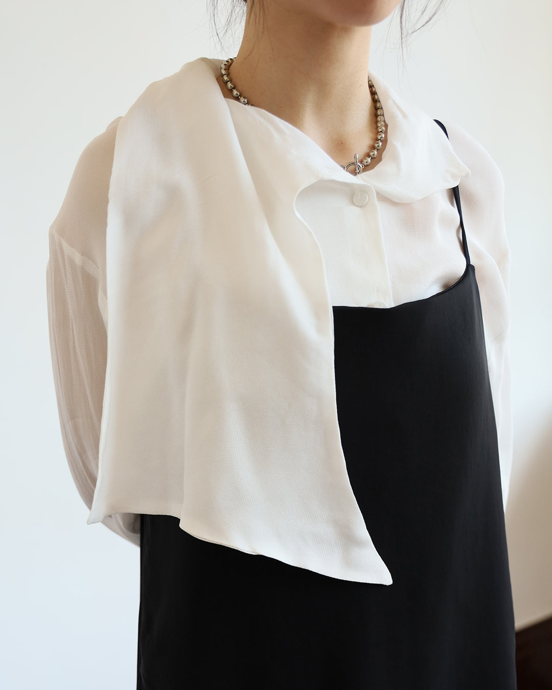 Tie Collar Blouse