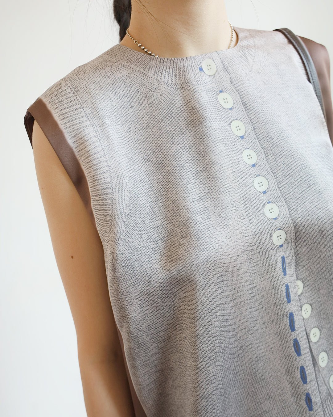 Fake Print Vest