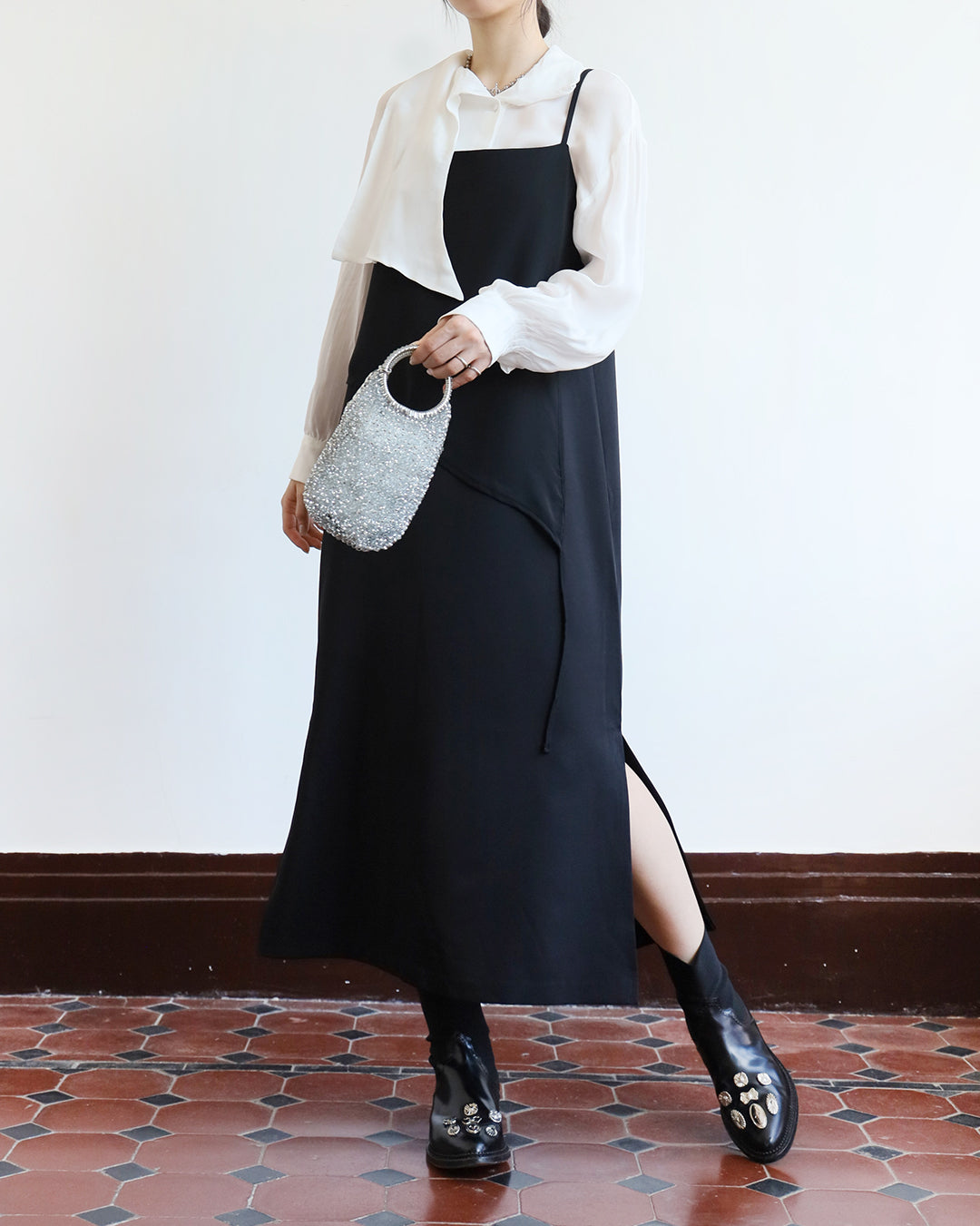 Chiffon Layer Cami Dress (2 color)