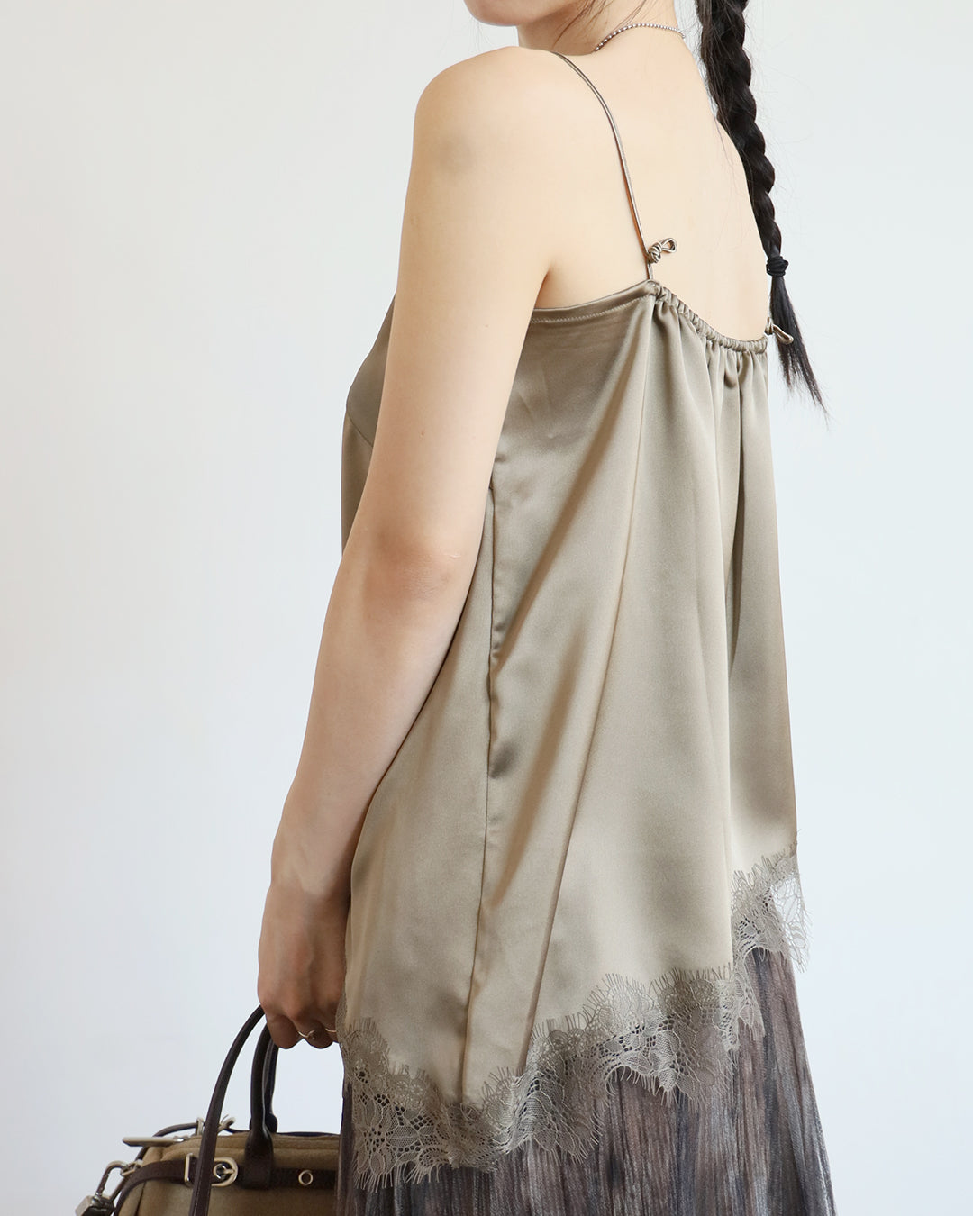 Lace Trimmed Cami Vest (3 Colors)
