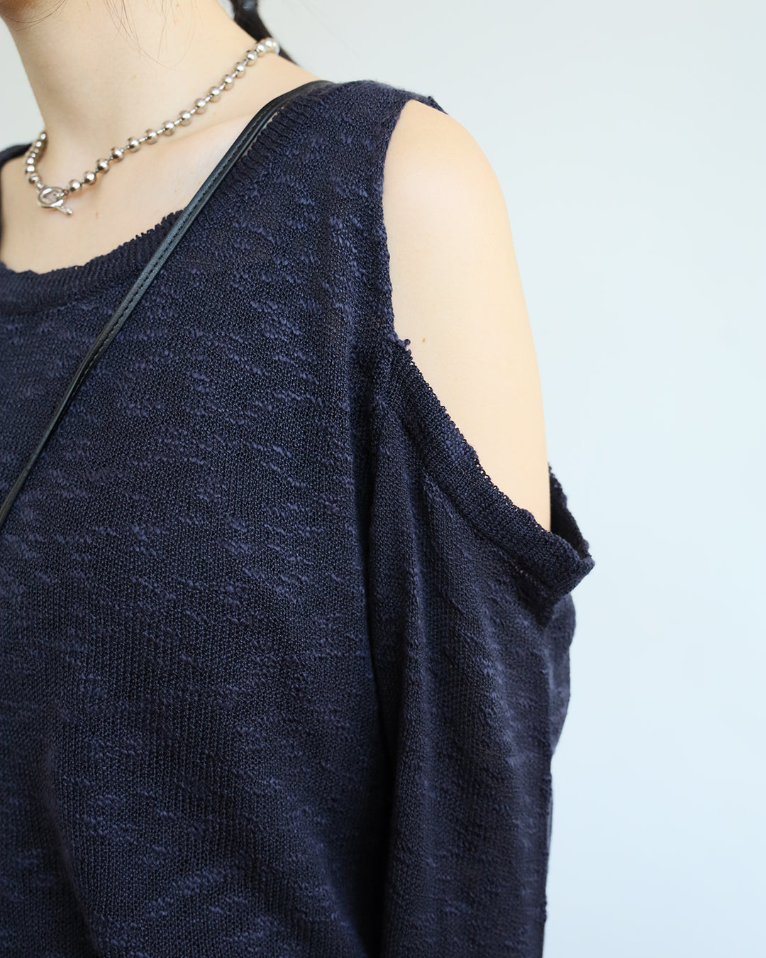 Off Shoulder Knit Top (2 color)