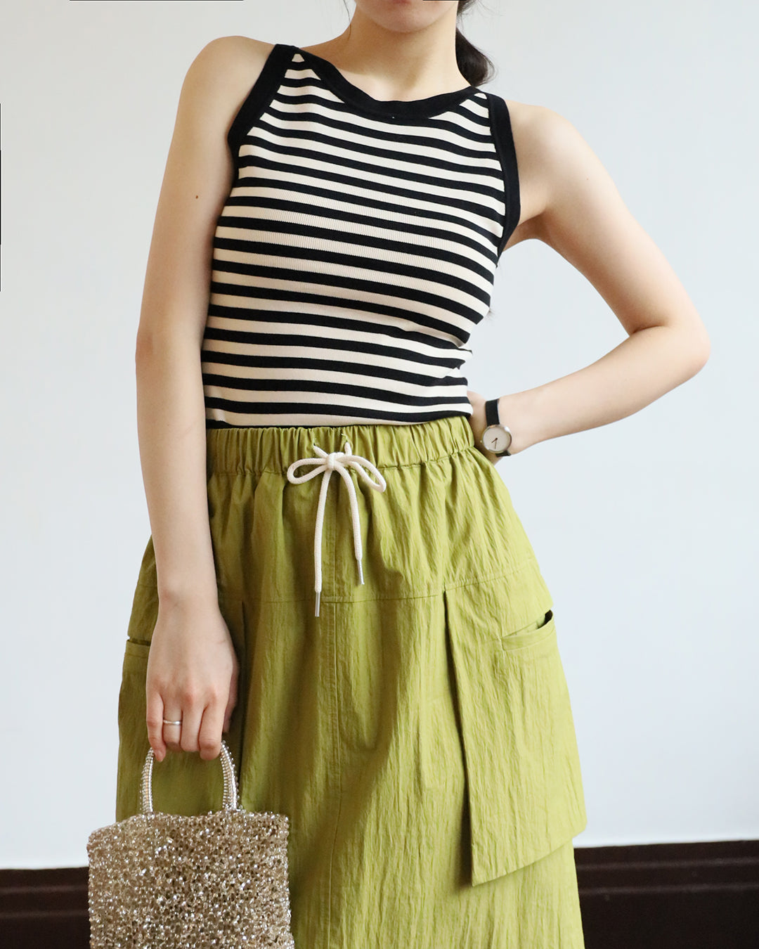 Side Pocket Skirt (3 color)