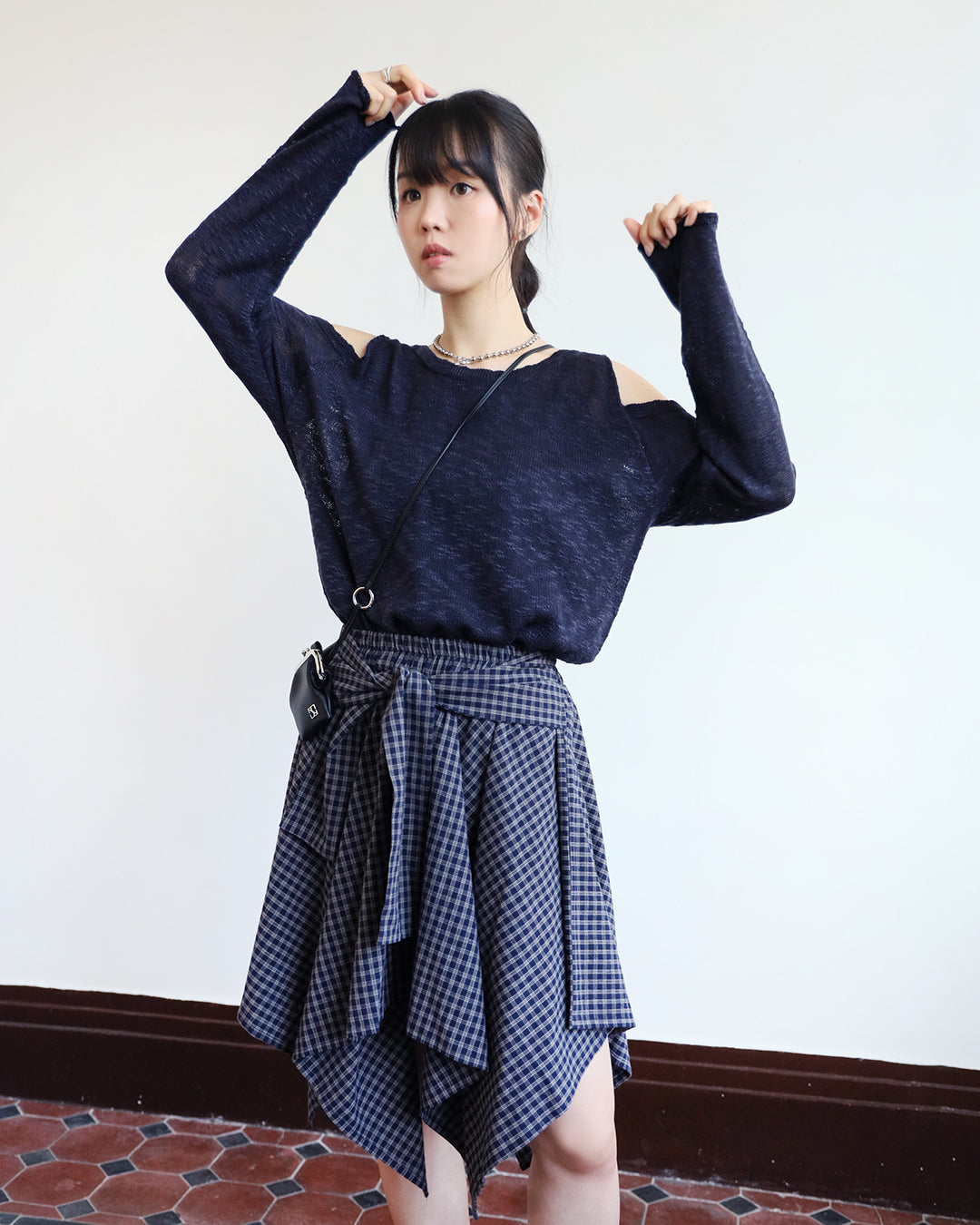 Off Shoulder Knit Top (2 color)