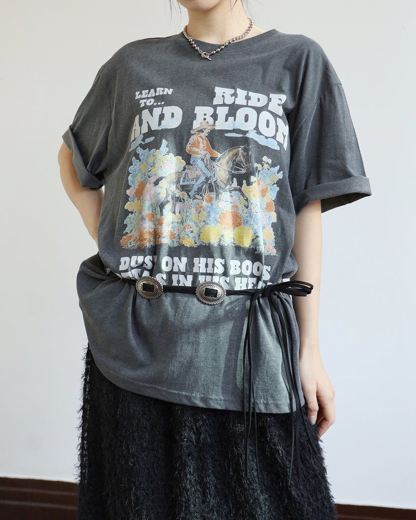 Cowboy Printed Tee (2 color)