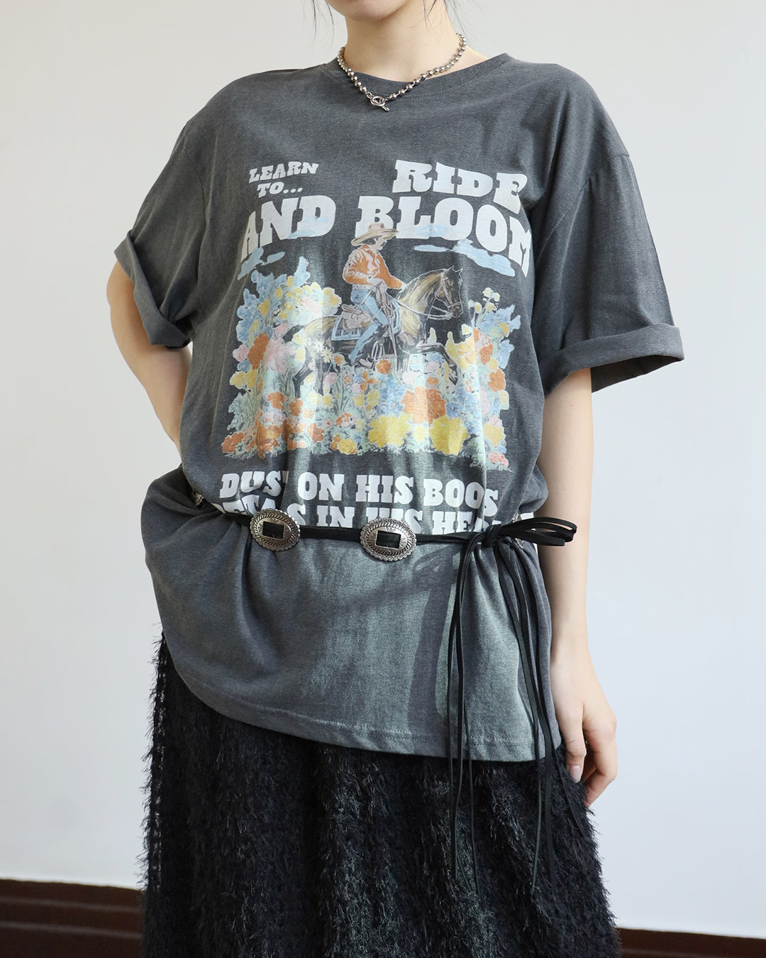 Cowboy Printed Tee (2 color)