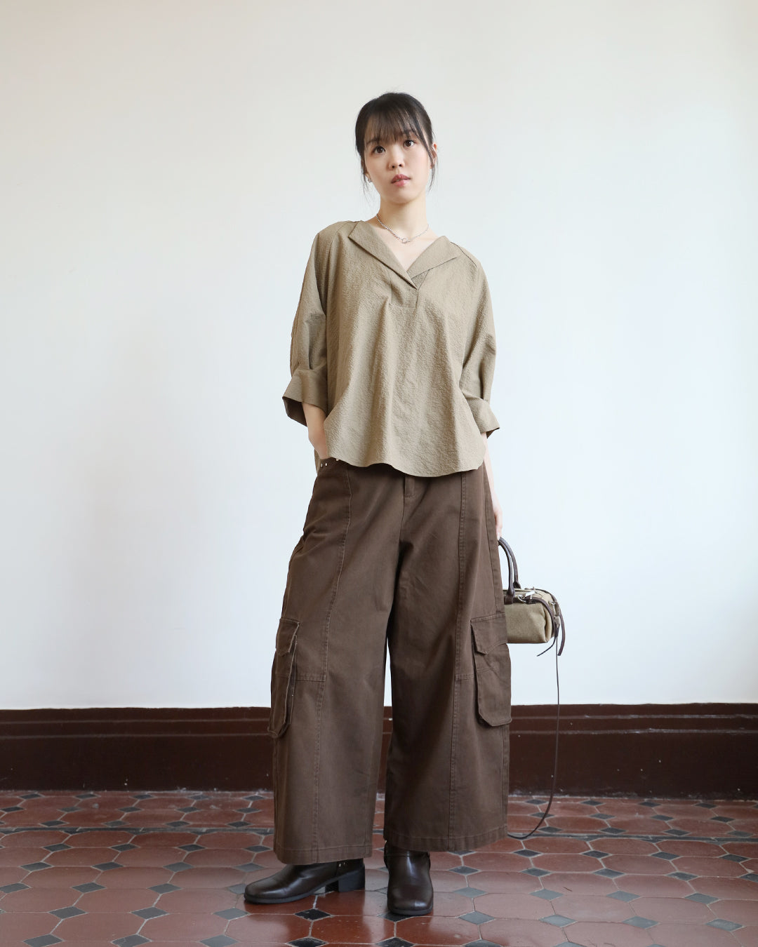 Texture Fabric Shirt (4 Colors)