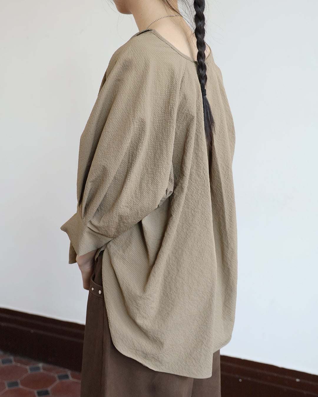 Texture Fabric Shirt (4 Colors)