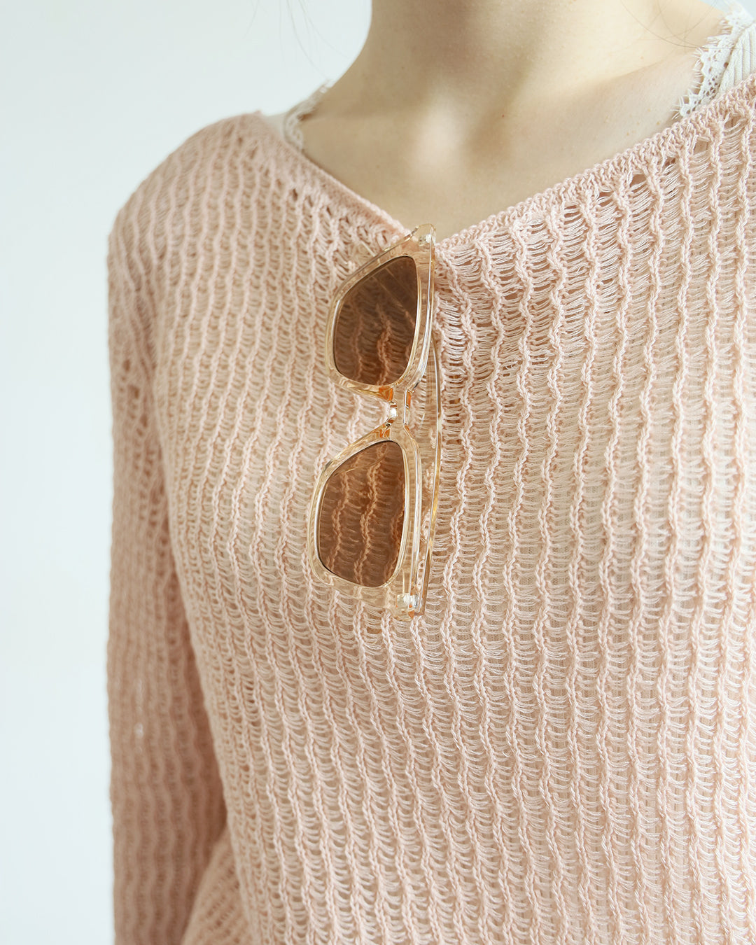 Summer Knit Top w/ Belt