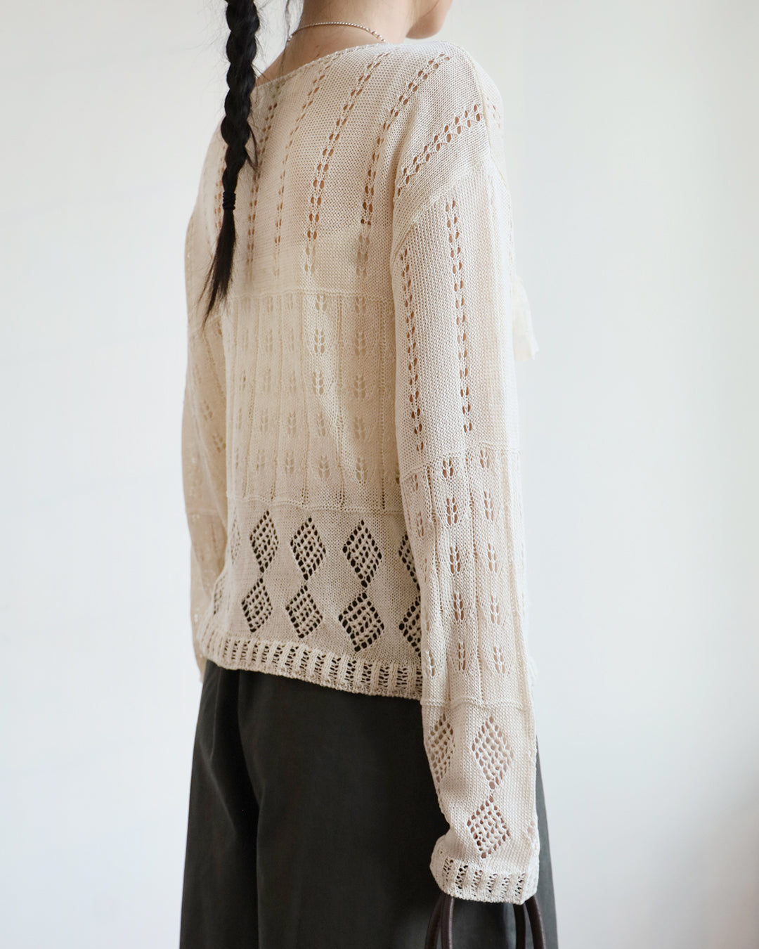 Lace Layered Knit Top
