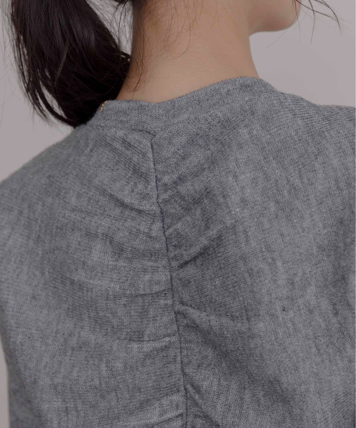 Japan Brand - Mesh Ruched Cardigan