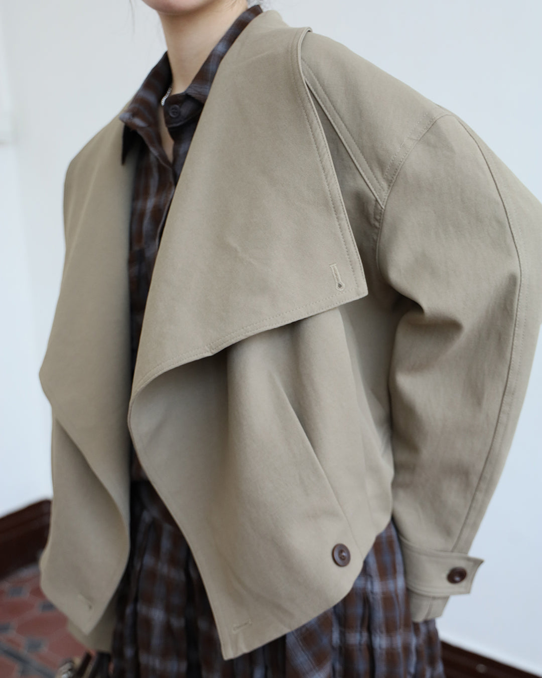 Wide Lapel Jacket