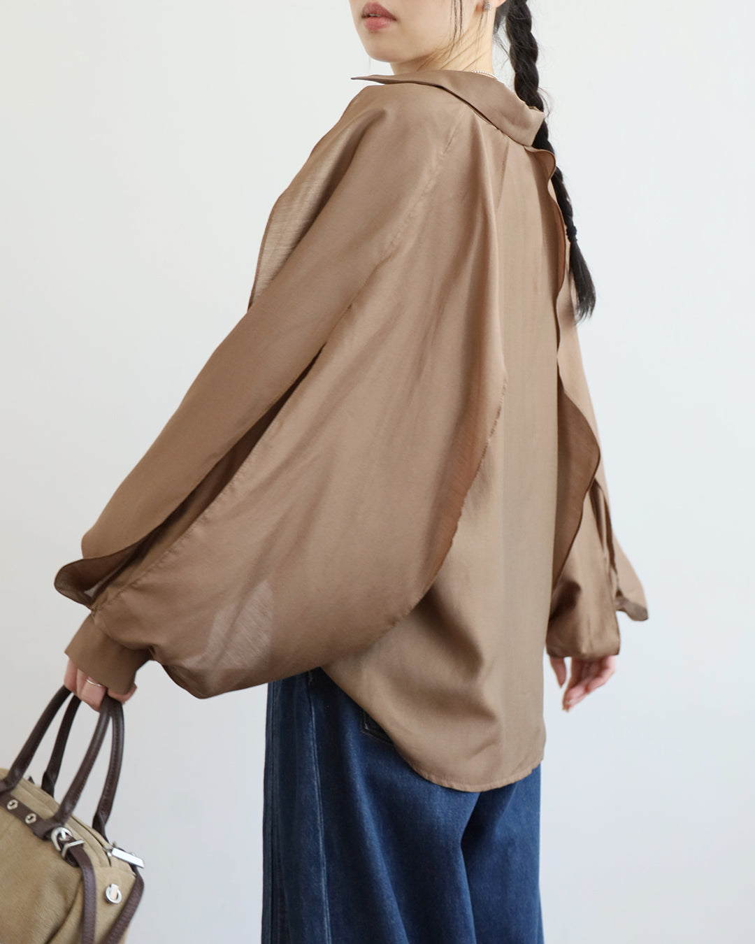 Ruffle Sleeved Shirt (5 Colors)