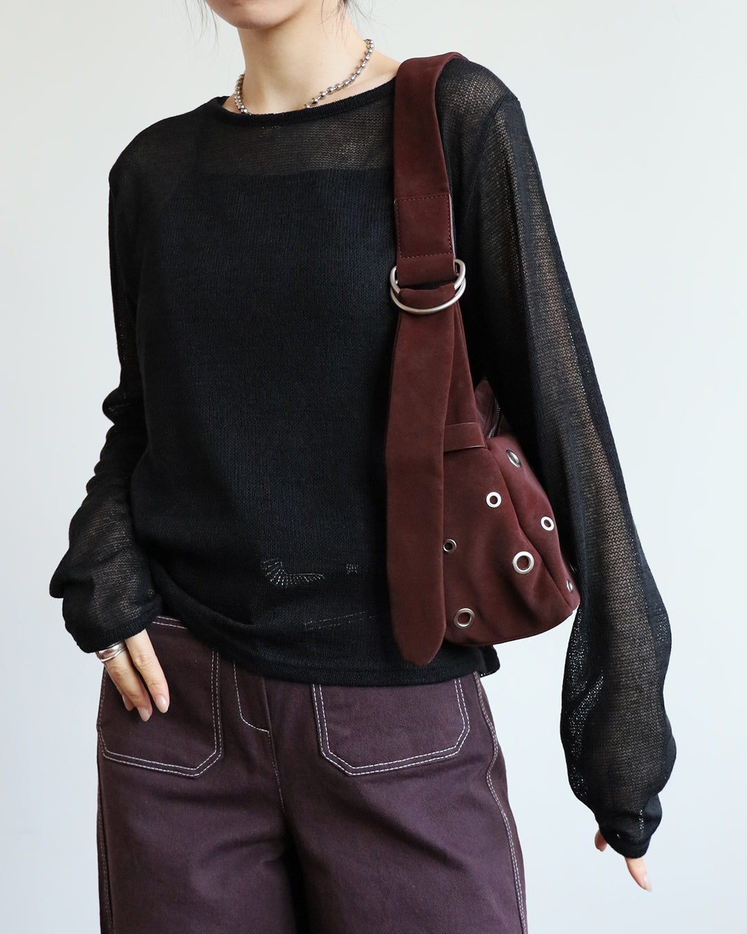 Tie Waist Knit Top (3 color)