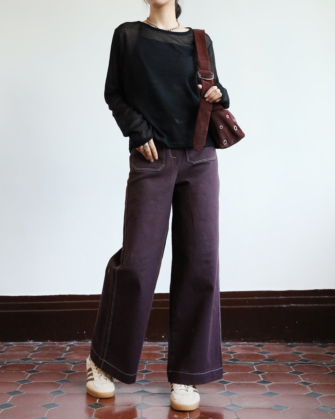 Tie Waist Knit Top (3 color)