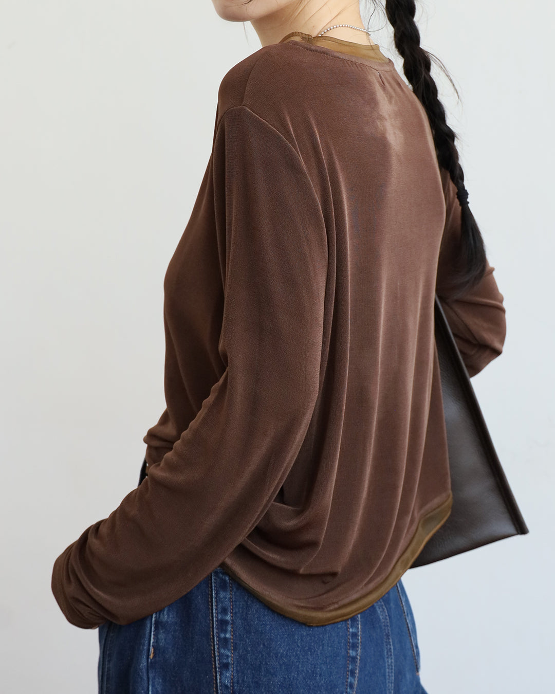 Mesh Trimmed Top (2 Colors)