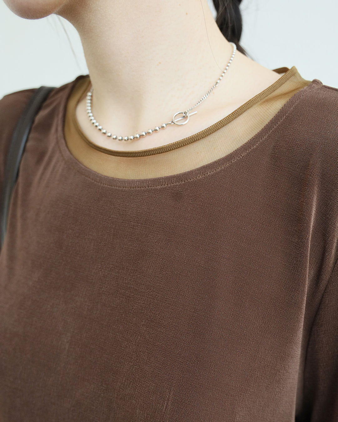 Mesh Trimmed Top (2 Colors)