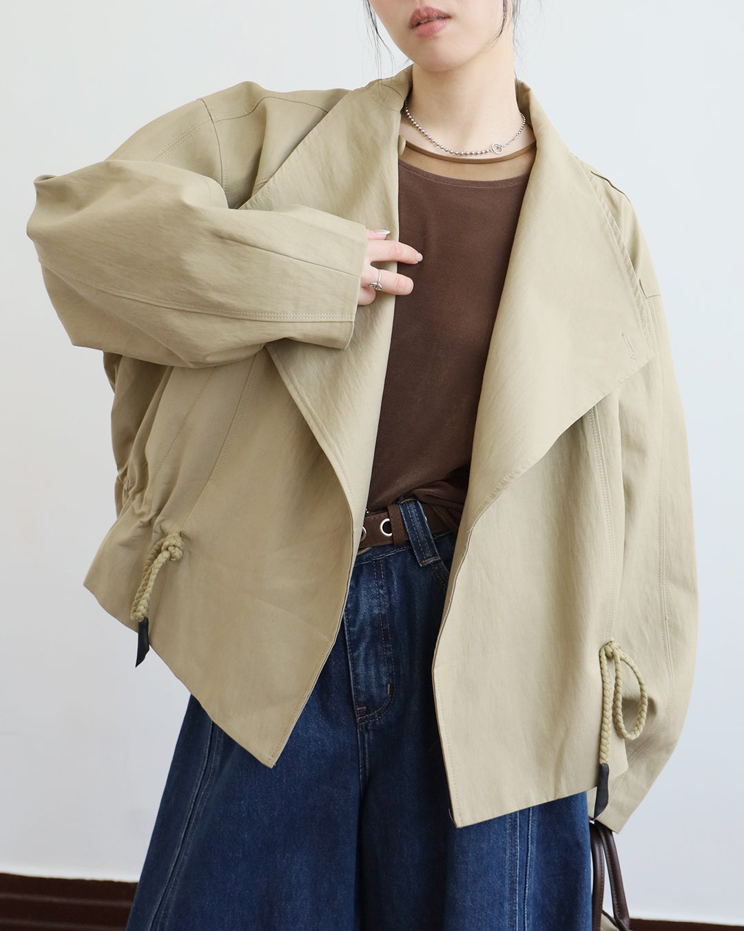 Mesh Trimmed Top (2 Colors)