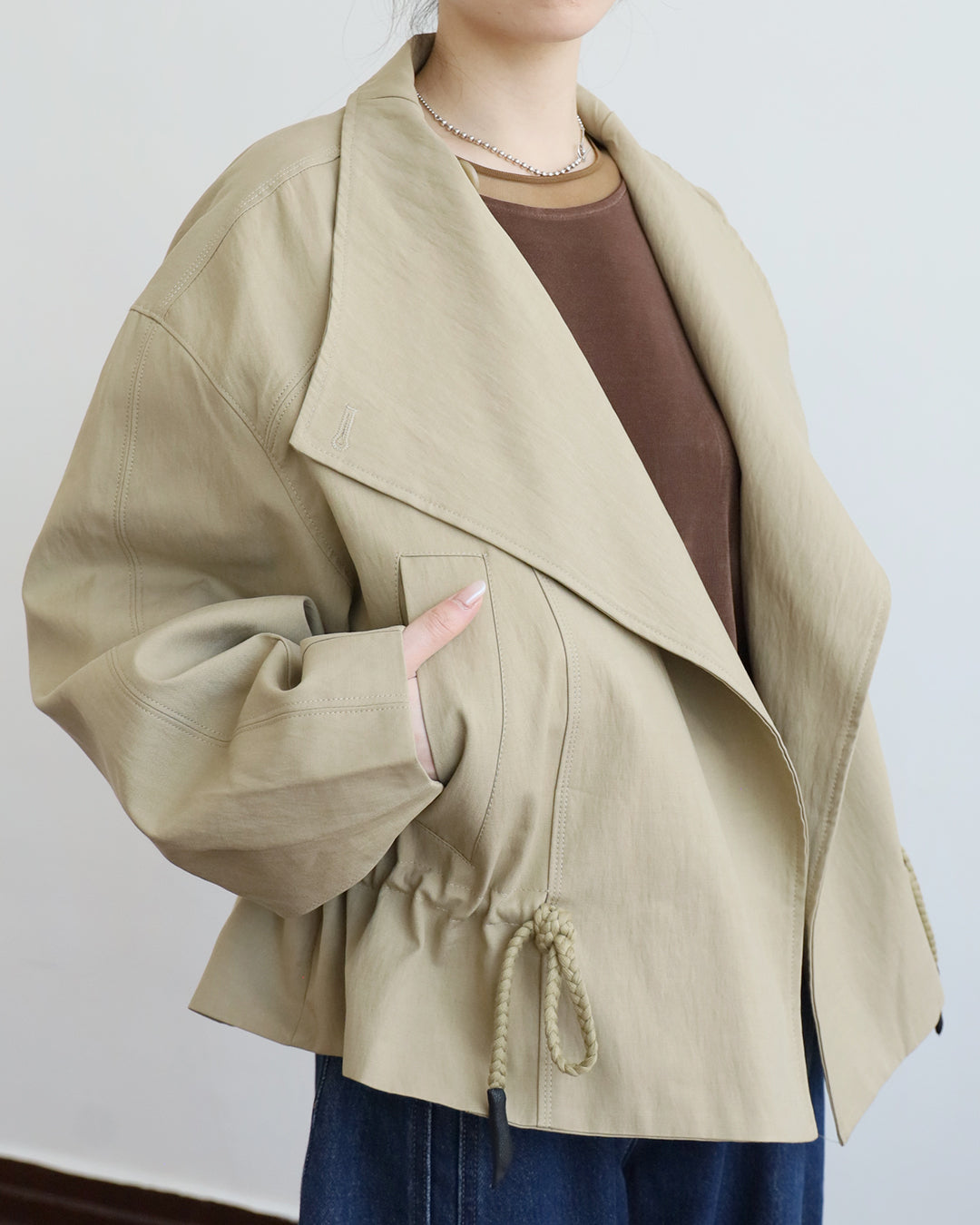 Drawstring Jacket (2 Colors)