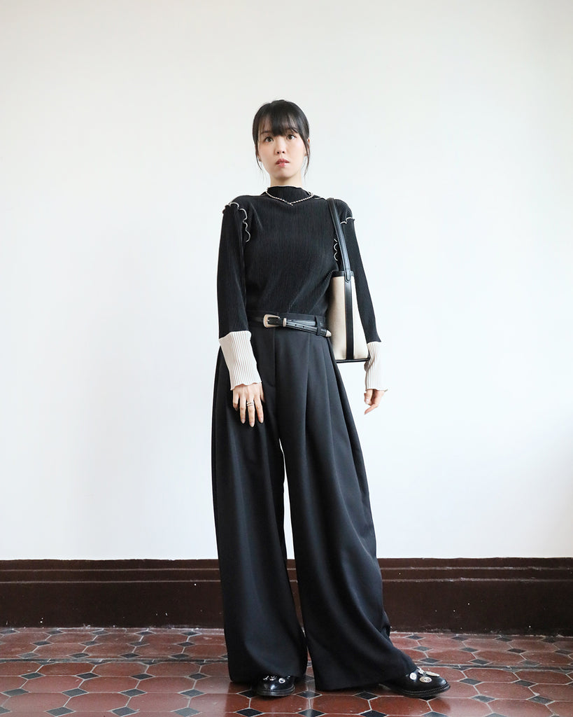 Double Pleated Pants (3 color)