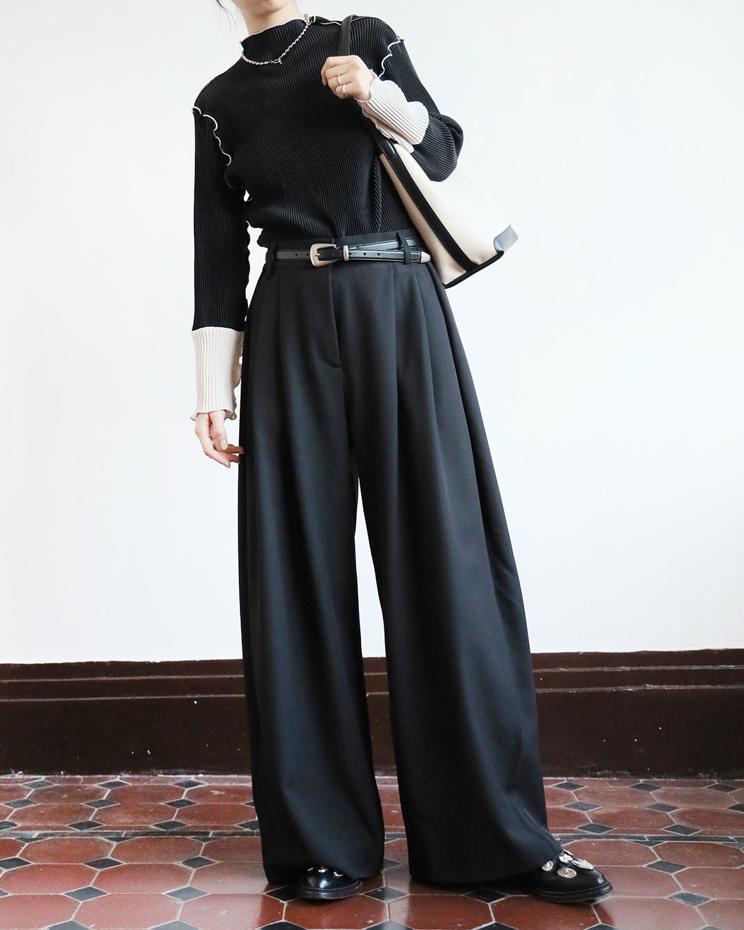 Double Pleated Pants (3 color)