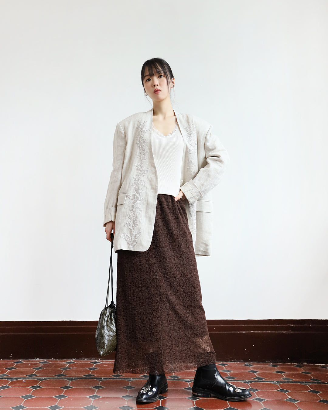 *Lace Trim Vest (3 colors)