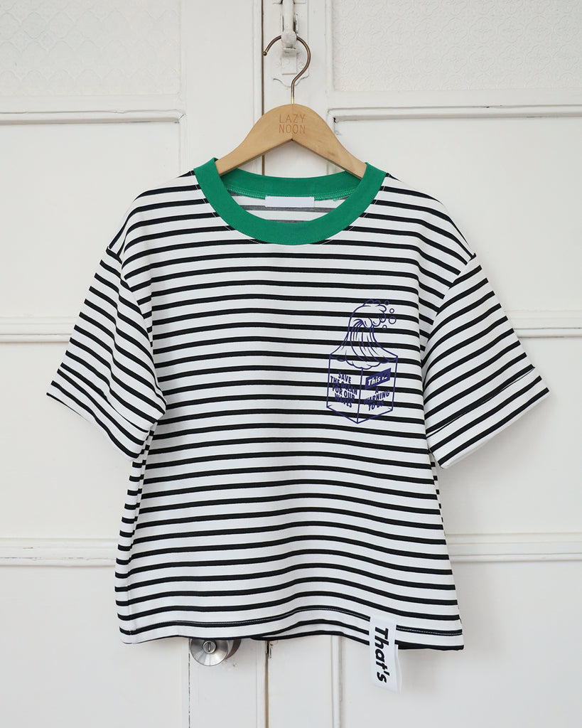 Contrast Striped Top