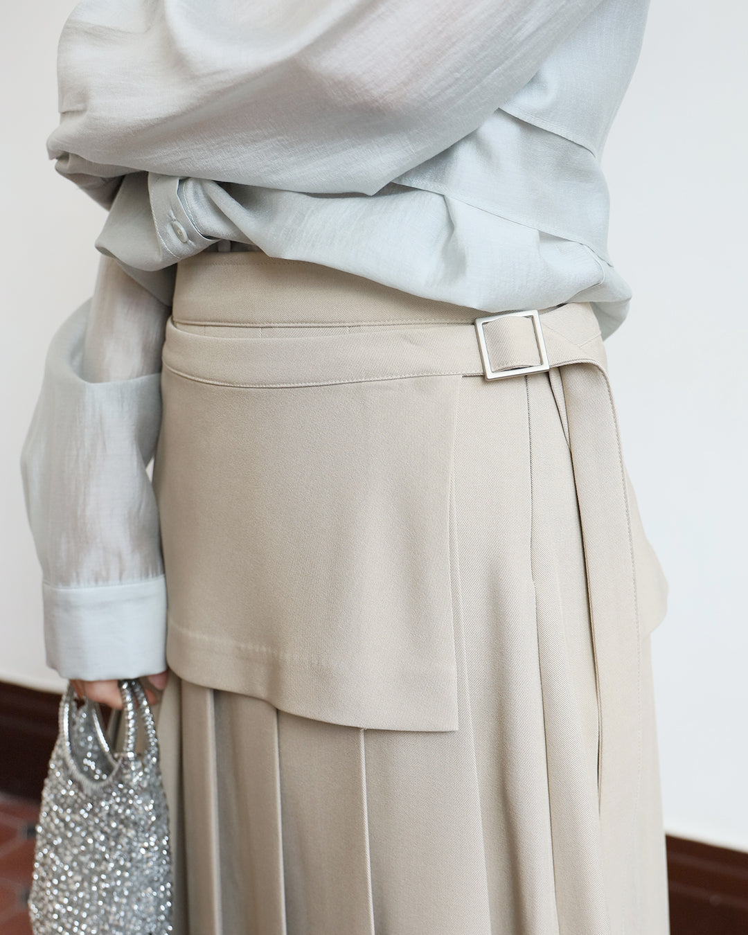 Layered Pleated Skirt (4 colors)