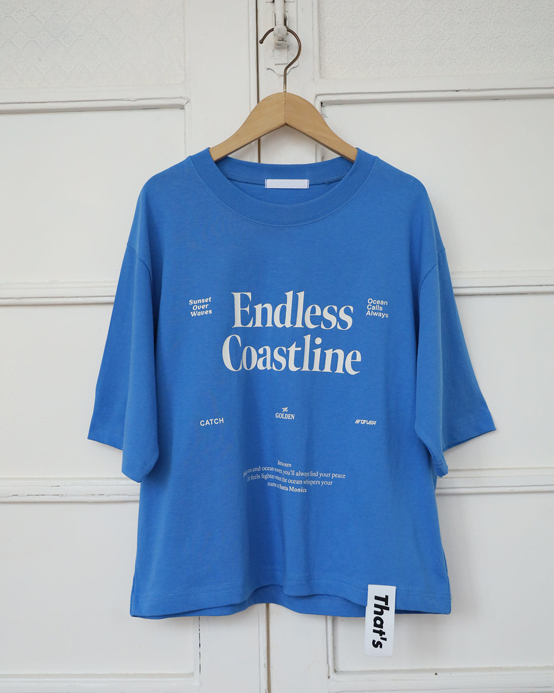 Blue Printed Tee