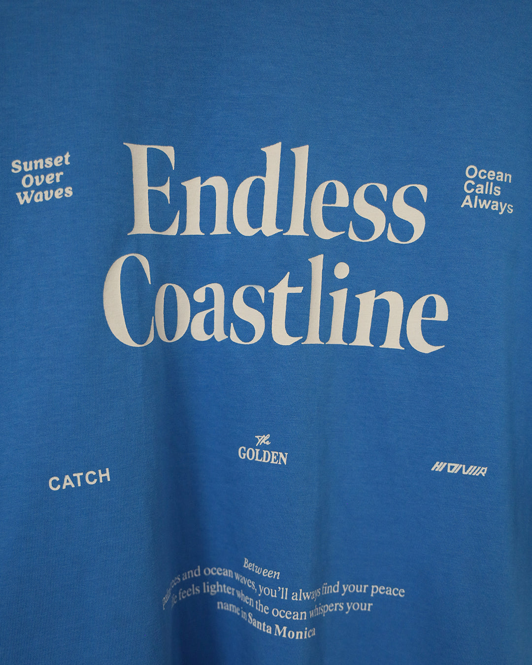 Blue Printed Tee