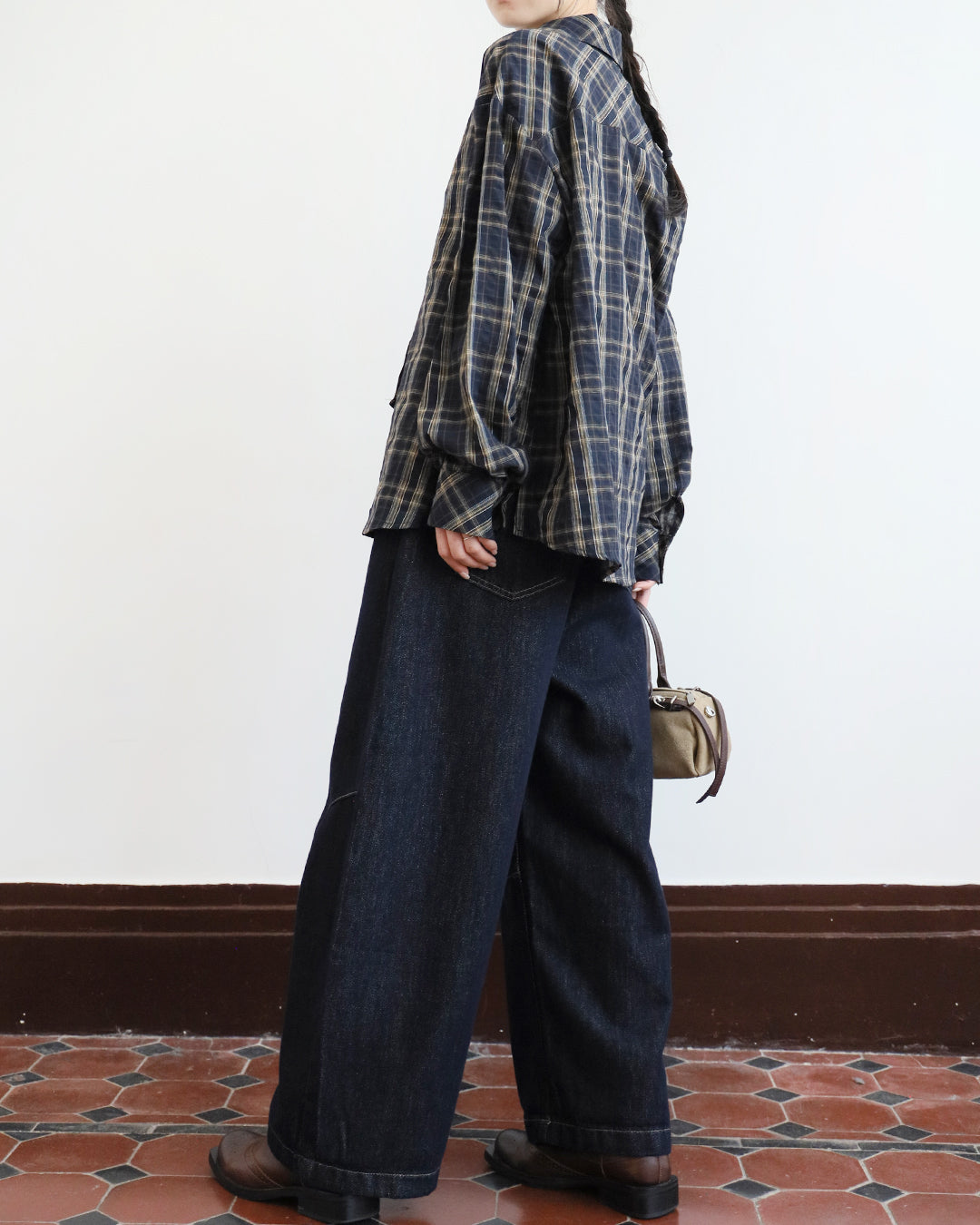 Checker Shirt + Cami Vest (Set) (2 Colors)