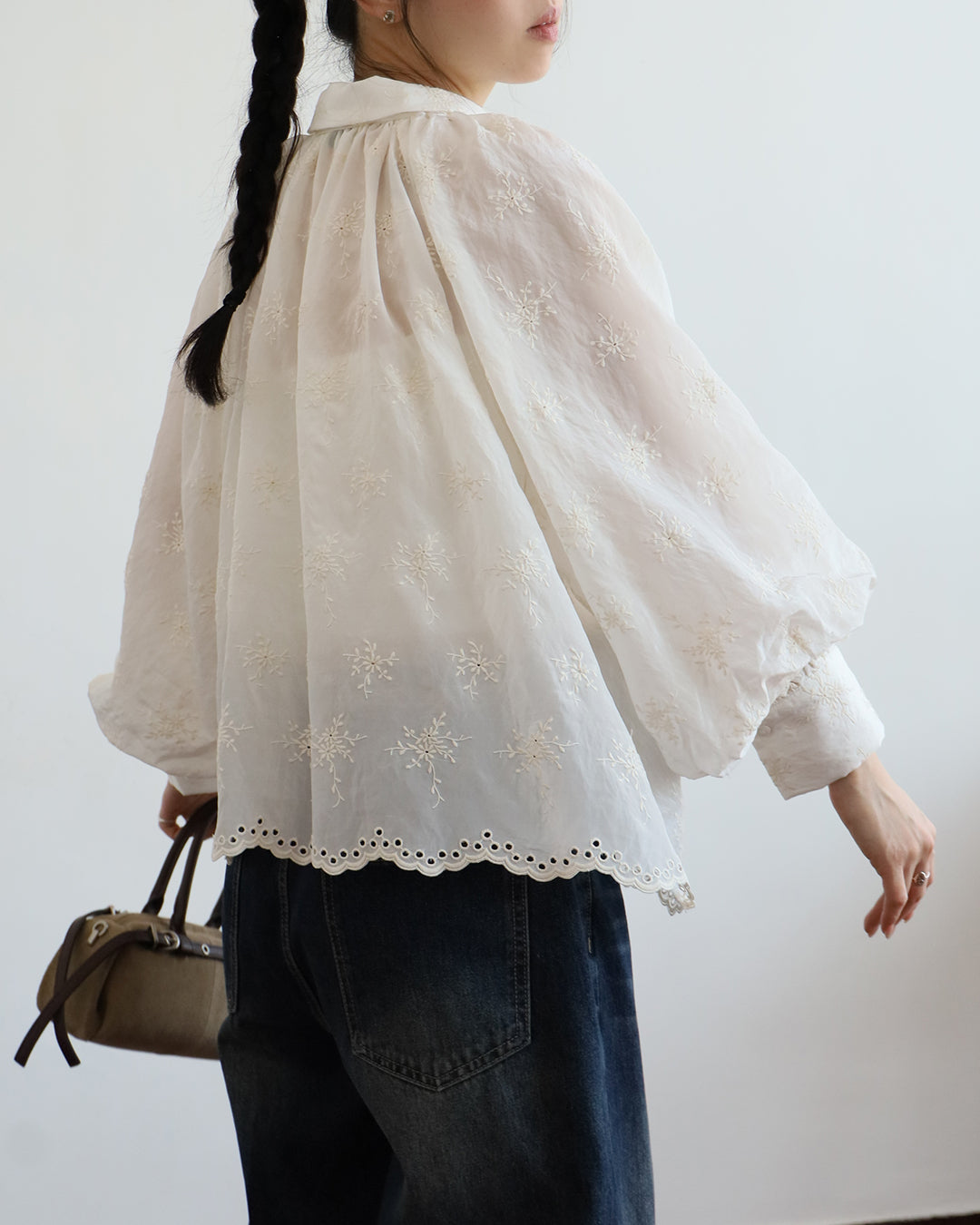 Embroidery Swing Blouse