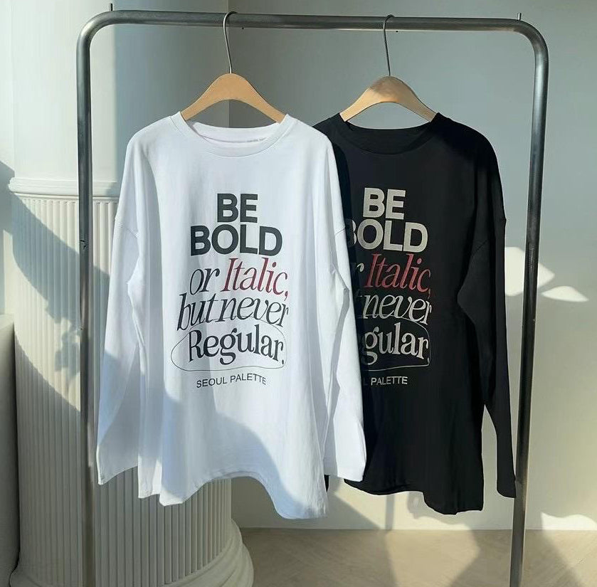 Fonts Printed Tee (2 color)