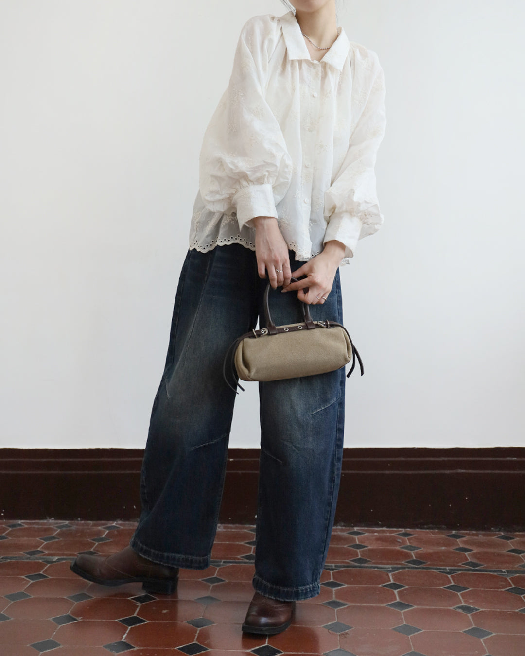 Embroidery Swing Blouse