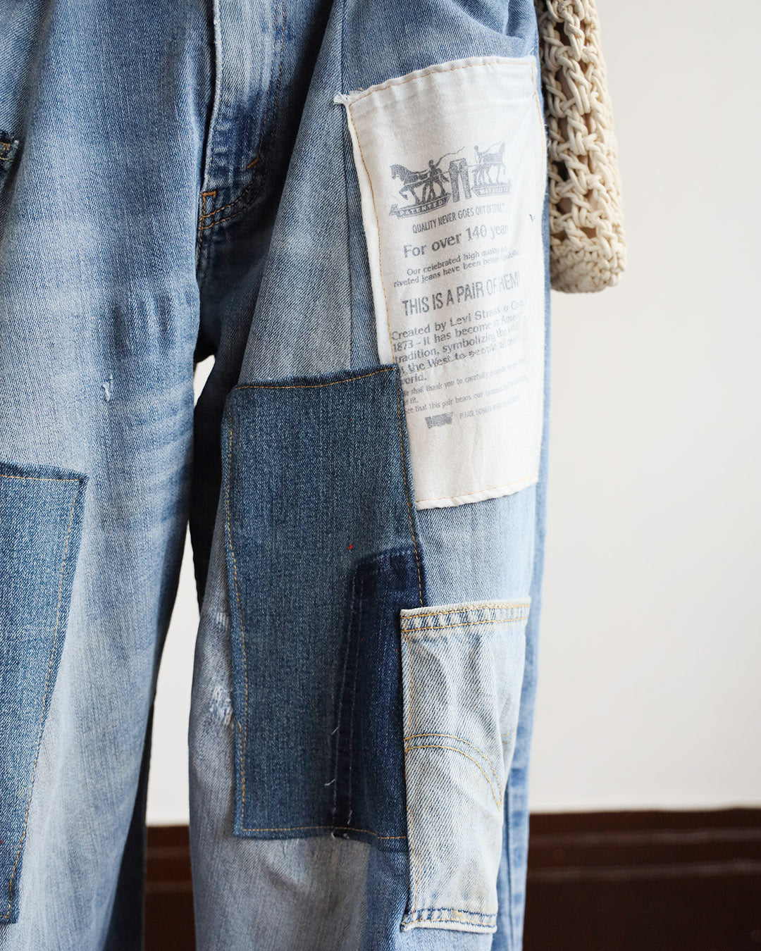 Upcycle Patchwork Jeans
