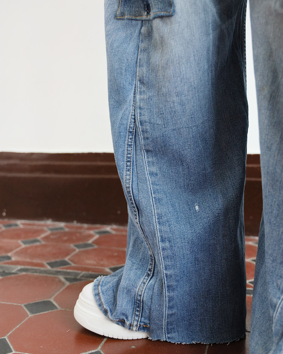 Upcycle Patchwork Jeans