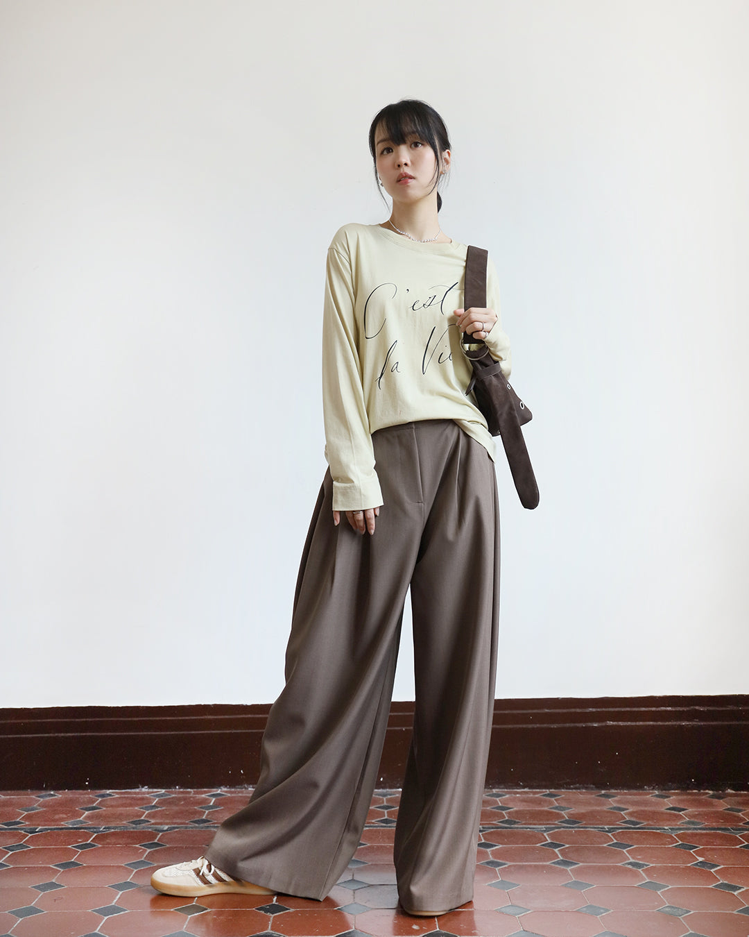 Double Pleated Pants (3 color)