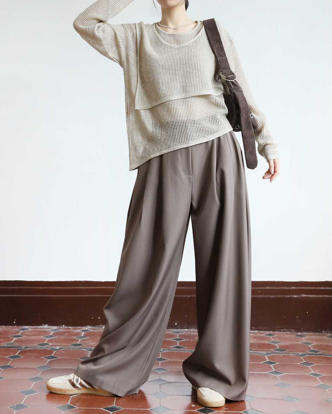 Double Pleated Pants (3 color)