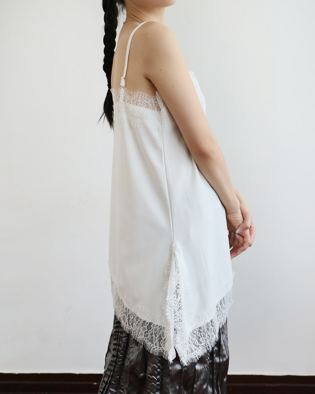 Lace Trim Cami Vest (3 Colors)