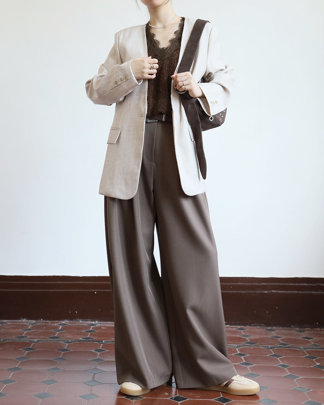 Double Pleated Pants (3 color)