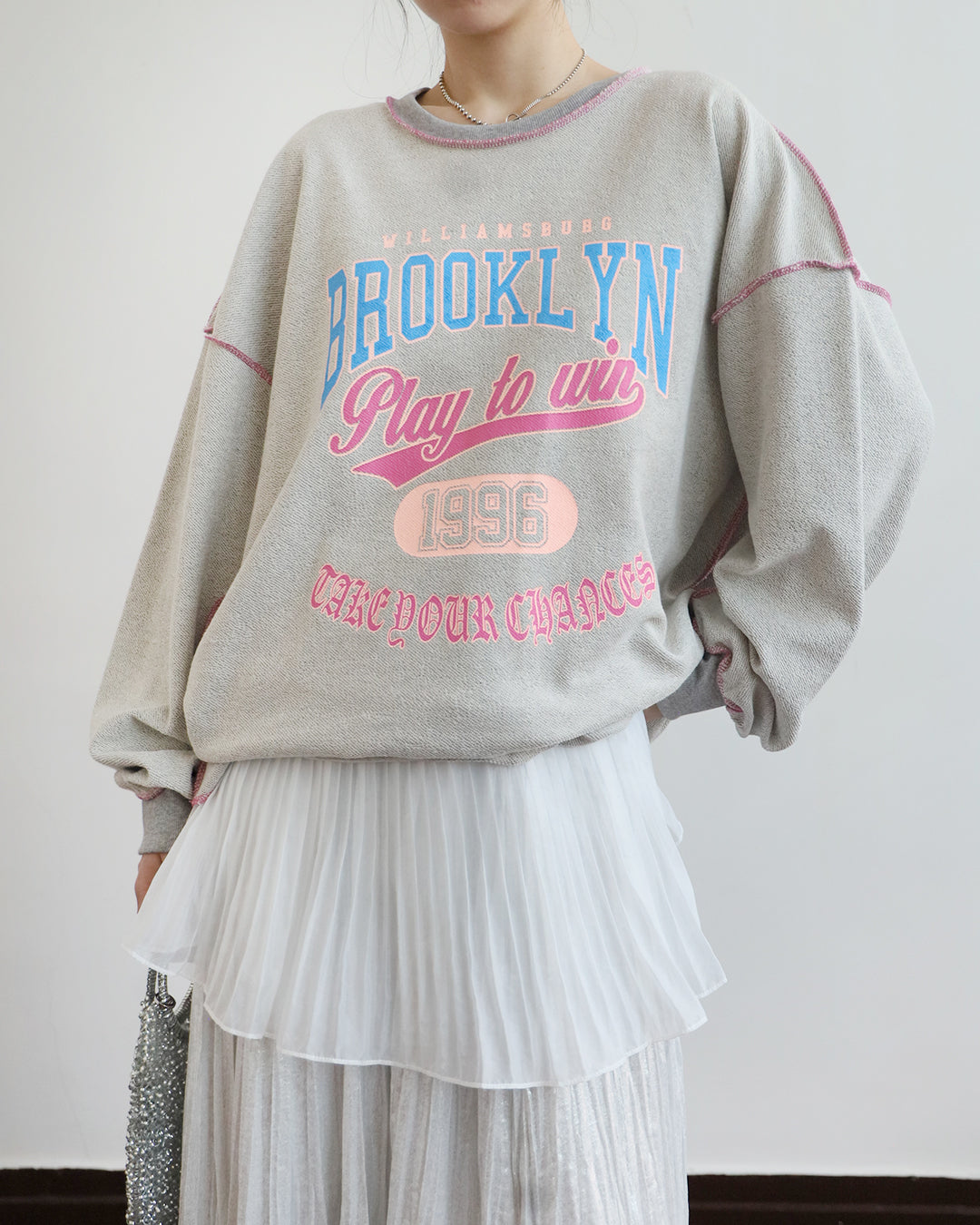 Brooklyn Printed Sweatshirt (3 Colors)