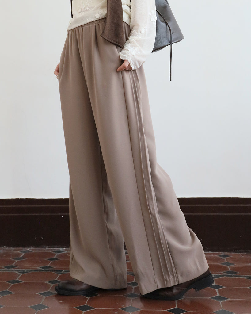 Side Pleated Pants (2 Colors)