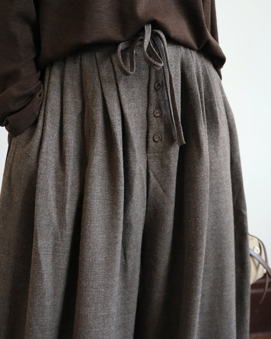 Front Pleated Pants (2 Colors)